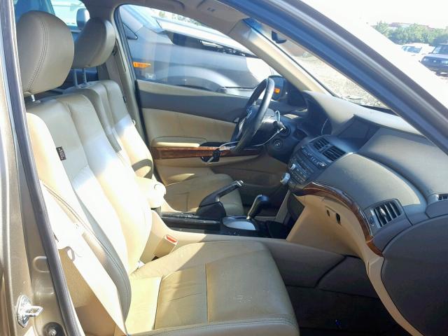 1HGCP3F8XAA013682 - 2010 HONDA ACCORD EXL GOLD photo 5