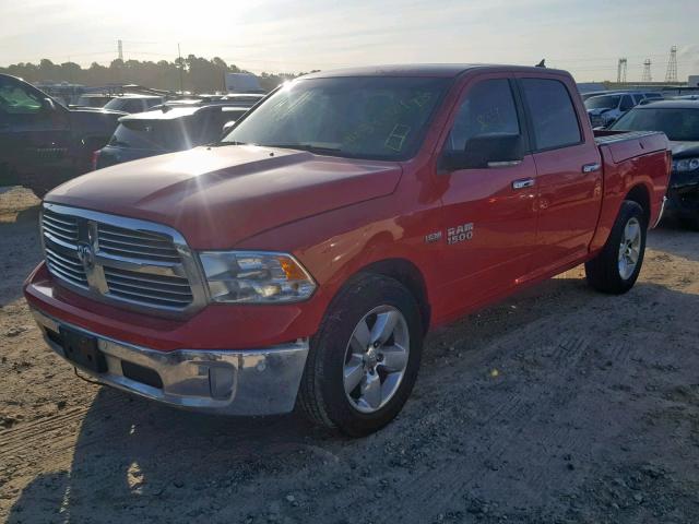 1C6RR6LTXHS613949 - 2017 RAM 1500 SLT RED photo 2