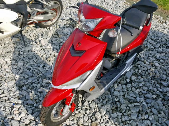 LLPVGBAH5J1F21464 - 2019 OTHR SCOOTER RED photo 2