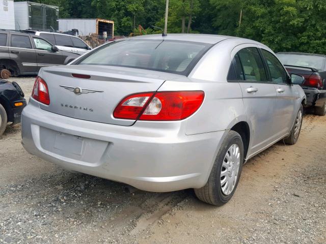 1C3LC46K27N655847 - 2007 CHRYSLER SEBRING SILVER photo 4