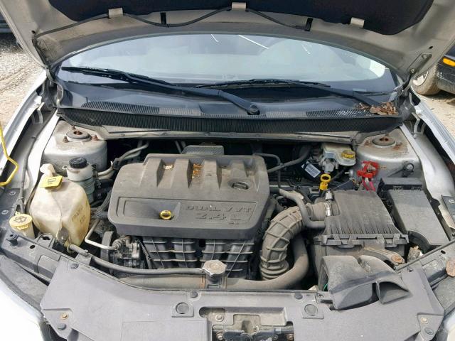 1C3LC46K27N655847 - 2007 CHRYSLER SEBRING SILVER photo 7