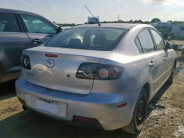 JM1BK12F681110597 - 2008 MAZDA 3 I GRAY photo 4