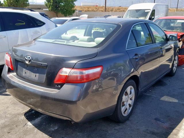 4T4BE46K39R095543 - 2009 TOYOTA CAMRY BASE GRAY photo 4