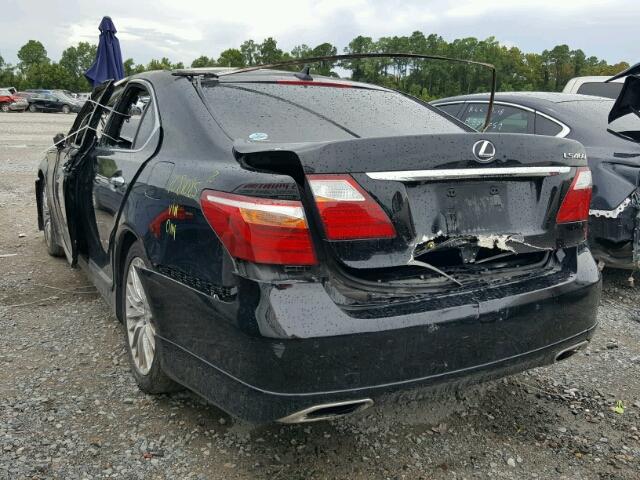 JTHBL5EF4C5110114 - 2012 LEXUS LS 460 BLACK photo 3