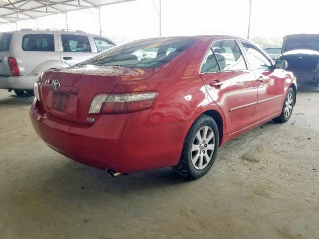 4T1BB46K08U033647 - 2008 TOYOTA CAMRY HYBR RED photo 4