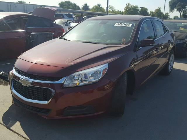 1G11C5SL5FF258951 - 2015 CHEVROLET MALIBU 1LT BURGUNDY photo 2