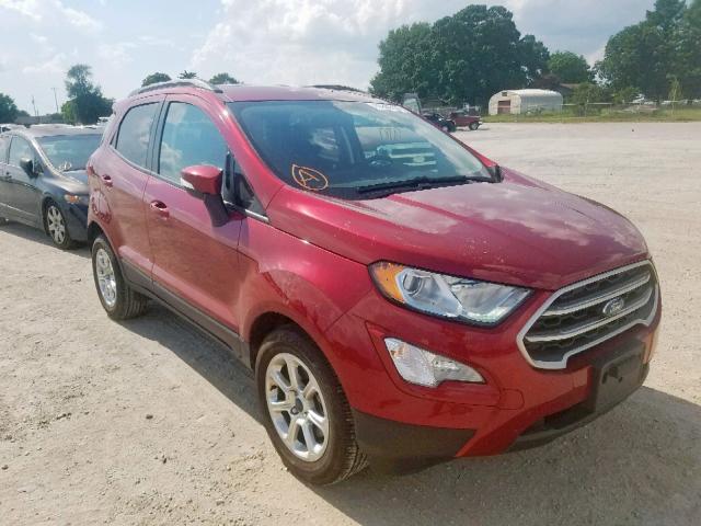 MAJ3P1TE0JC211596 - 2018 FORD ECOSPORT S RED photo 1