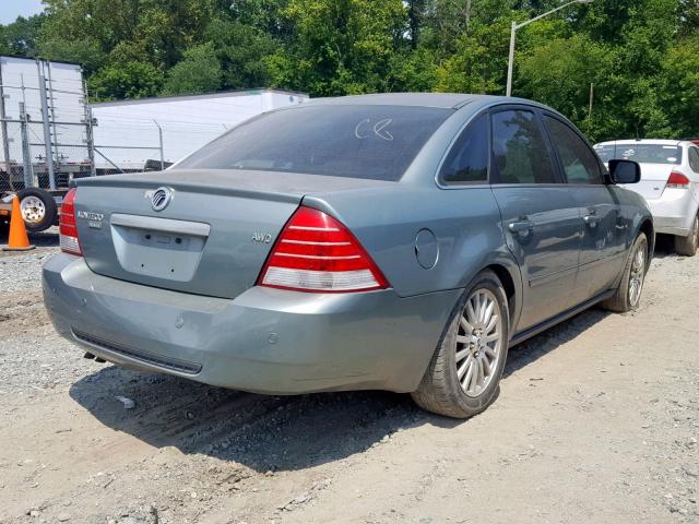1MEHM43166G607862 - 2006 MERCURY MONTEGO PR მწვანე ფოტო 4