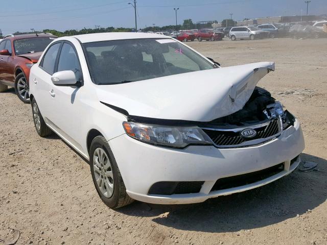 KNAFU4A22A5810589 - 2010 KIA FORTE EX WHITE photo 1