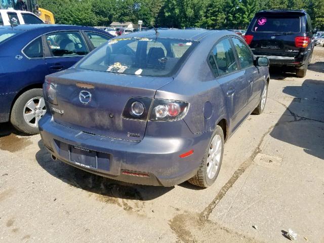 JM1BK32F971646714 - 2007 MAZDA 3 I GRAY photo 4