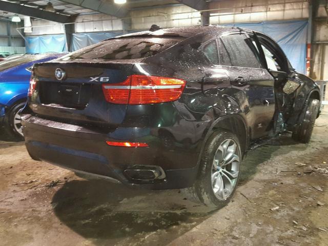 5UXFG8C50CL590164 - 2012 BMW X6 XDRIVE5 BLACK photo 4