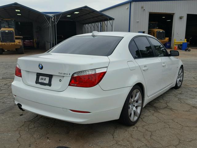 WBANW135X8CZ76537 - 2008 BMW 535 I WHITE photo 4