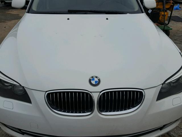 WBANW135X8CZ76537 - 2008 BMW 535 I WHITE photo 7