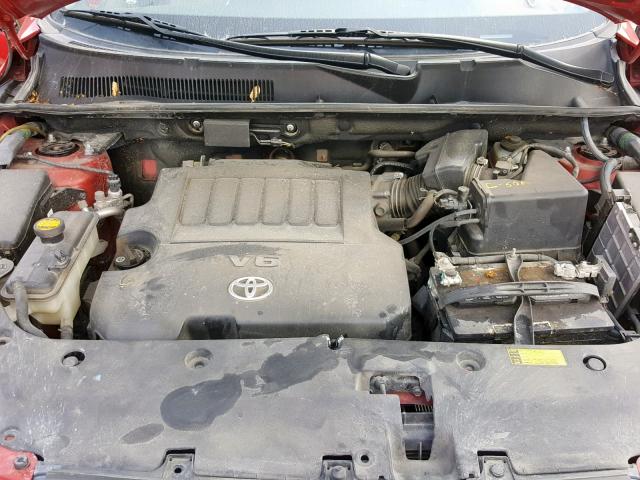 JTMBK31V386045599 - 2008 TOYOTA RAV4 LIMIT RED photo 7