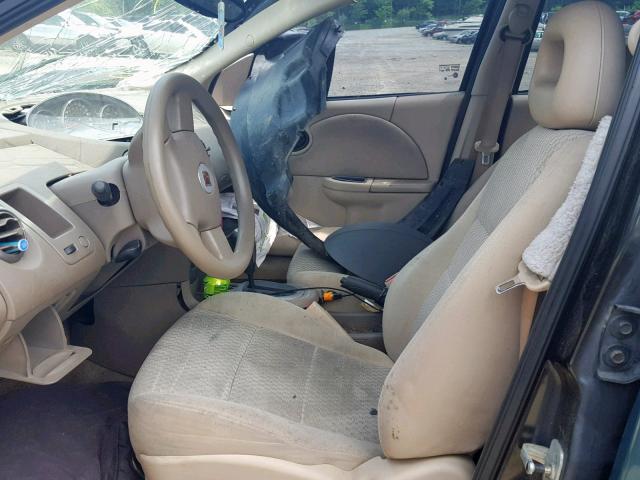 1G8AJ55F46Z145567 - 2006 SATURN ION LEVEL GREEN photo 5