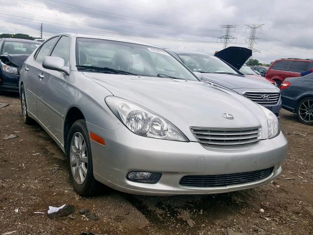 JTHBF30G630115498 - 2003 LEXUS ES 300 SILVER photo 1