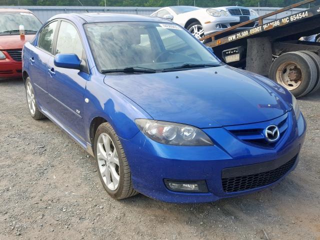 JM1BK324381874403 - 2008 MAZDA 3 S BLUE photo 1