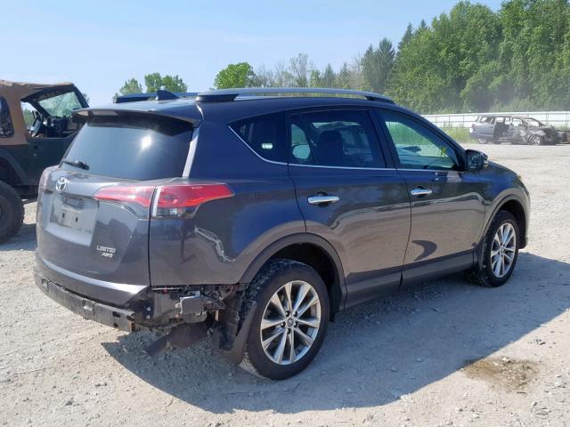 2T3DFREV9HW578565 - 2017 TOYOTA RAV4 LIMIT GRAY photo 4