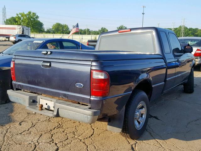 1FTYR14V23PB15795 - 2003 FORD RANGER SUP BLUE photo 4