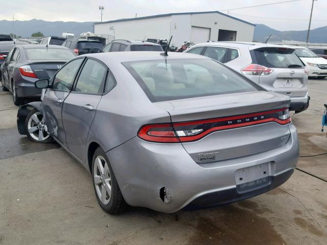 1C3CDFBB5FD380476 - 2015 DODGE DART SXT SILVER photo 3