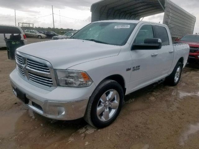 1C6RR6LT1GS209369 - 2016 RAM 1500 SLT WHITE photo 2