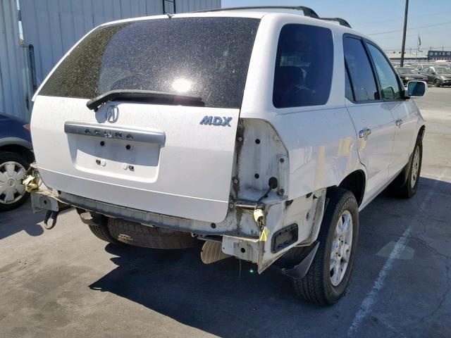 2HNYD18695H502296 - 2005 ACURA MDX TOURIN WHITE photo 4