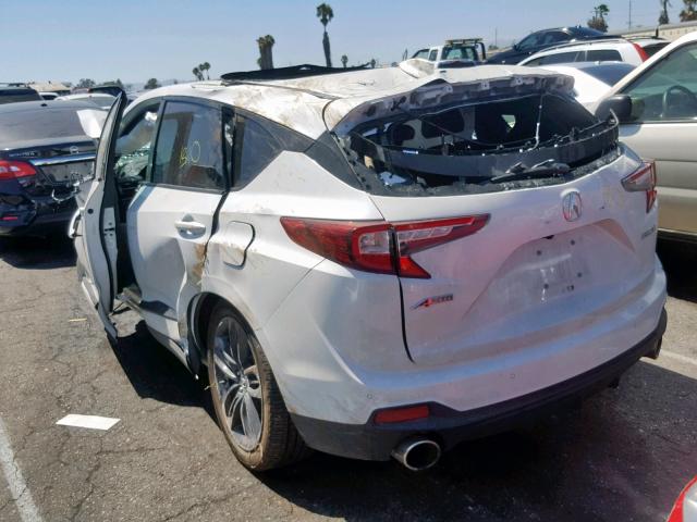 5J8TC1H68KL004917 - 2019 ACURA RDX WHITE photo 3