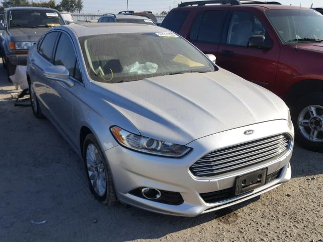 3FA6P0SU3ER380132 - 2014 FORD FUSION TIT SILVER photo 1