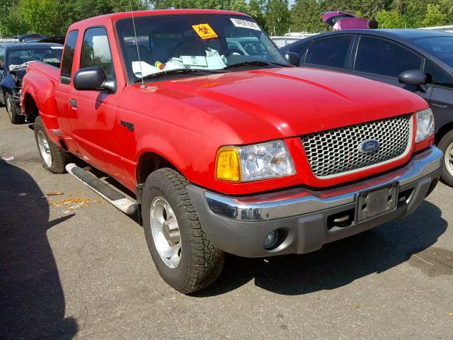 1FTZR15EX1PA71965 - 2001 FORD RANGER SUP RED photo 1