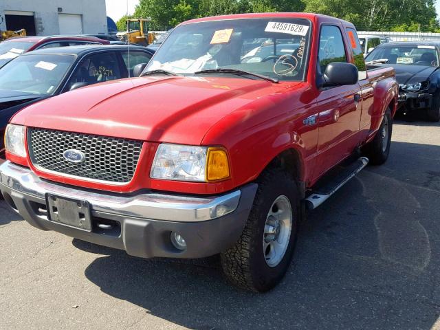 1FTZR15EX1PA71965 - 2001 FORD RANGER SUP RED photo 2