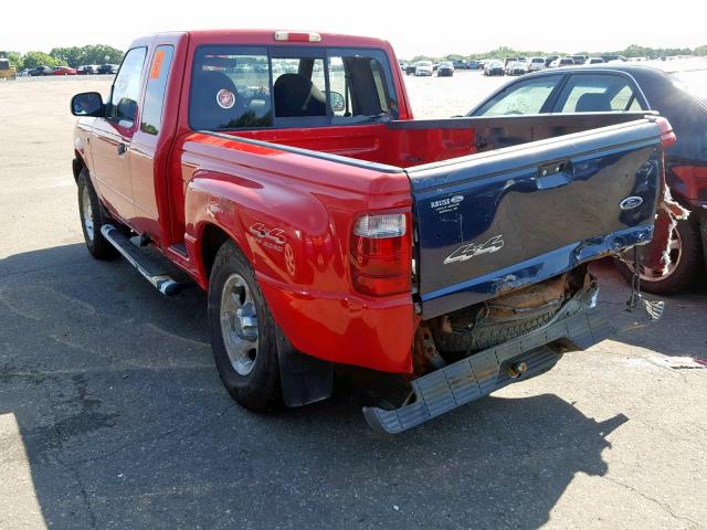 1FTZR15EX1PA71965 - 2001 FORD RANGER SUP RED photo 3