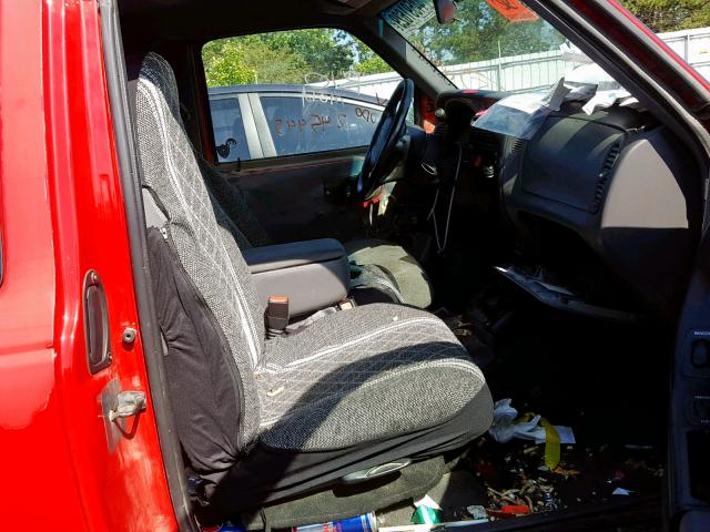 1FTZR15EX1PA71965 - 2001 FORD RANGER SUP RED photo 5