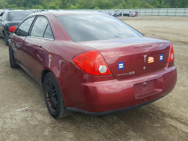 1G2ZF57B984227545 - 2008 PONTIAC G6 VALUE L BURGUNDY photo 3