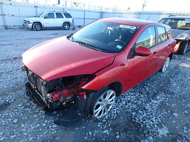 JM1BL1K63B1372257 - 2011 MAZDA 3 S RED photo 2