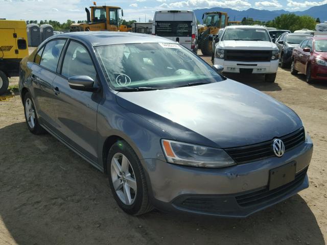 3VW3L7AJ0BM125808 - 2011 VOLKSWAGEN JETTA TDI GRAY photo 1