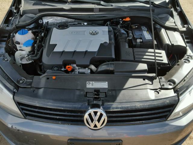 3VW3L7AJ0BM125808 - 2011 VOLKSWAGEN JETTA TDI GRAY photo 7