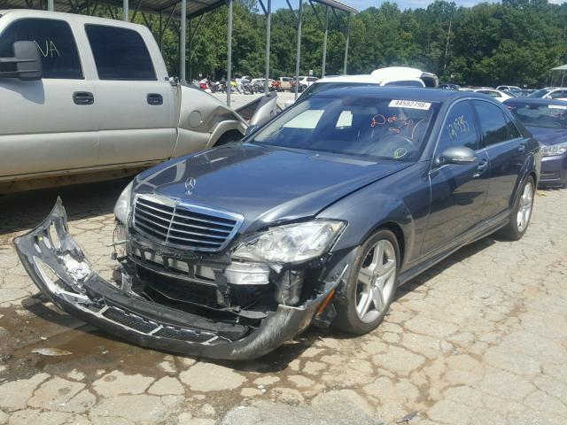 WDDNG71X07A109526 - 2007 MERCEDES-BENZ S 550 SILVER photo 2