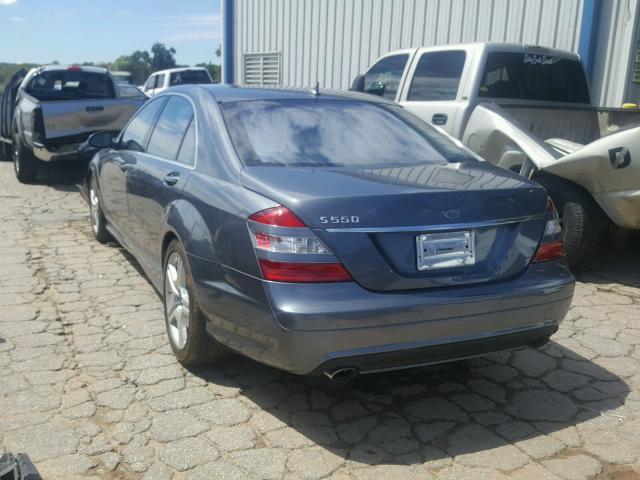 WDDNG71X07A109526 - 2007 MERCEDES-BENZ S 550 SILVER photo 3