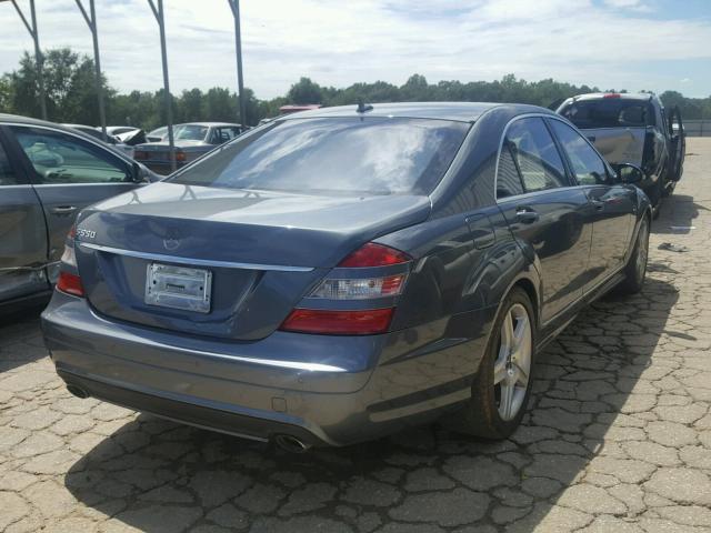 WDDNG71X07A109526 - 2007 MERCEDES-BENZ S 550 SILVER photo 4