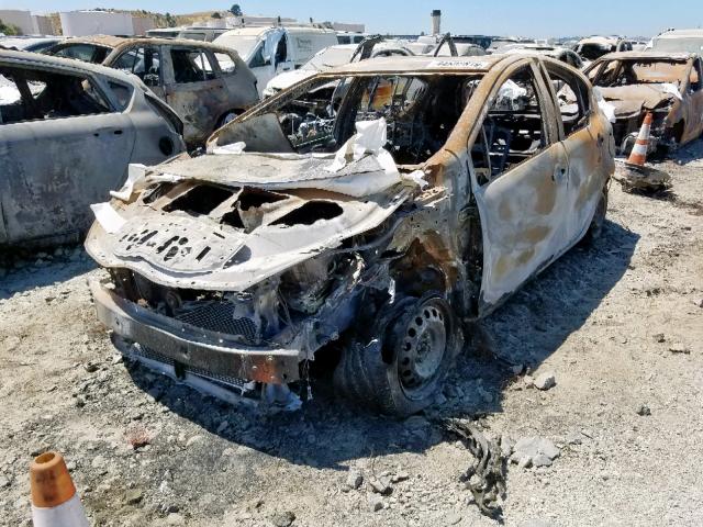 JTDKDTB35E1079656 - 2014 TOYOTA PRIUS C BURN photo 2