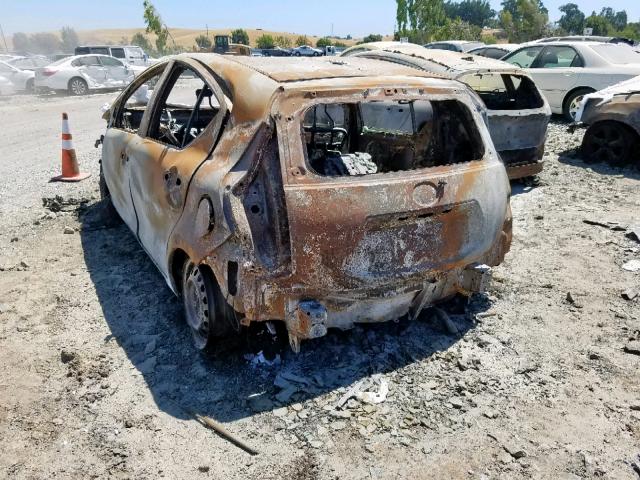 JTDKDTB35E1079656 - 2014 TOYOTA PRIUS C BURN photo 3