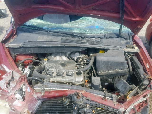 4T3ZF13C9YU260146 - 2000 TOYOTA SIENNA LE BURGUNDY photo 7