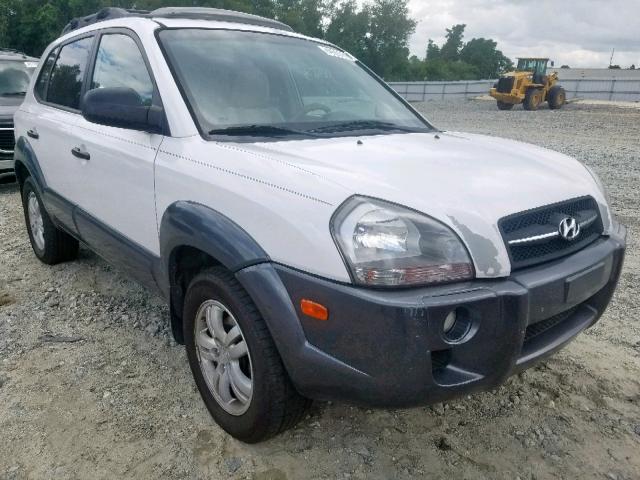 KM8JN12D77U589199 - 2007 HYUNDAI TUCSON SE WHITE photo 1