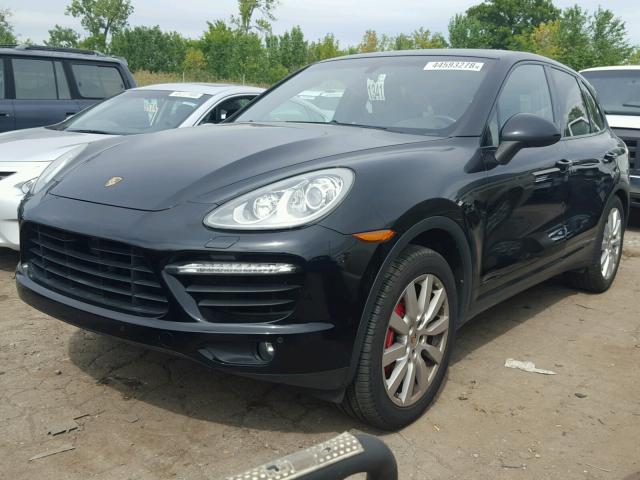 WP1AC2A20CLA81185 - 2012 PORSCHE CAYENNE TU BLACK photo 2