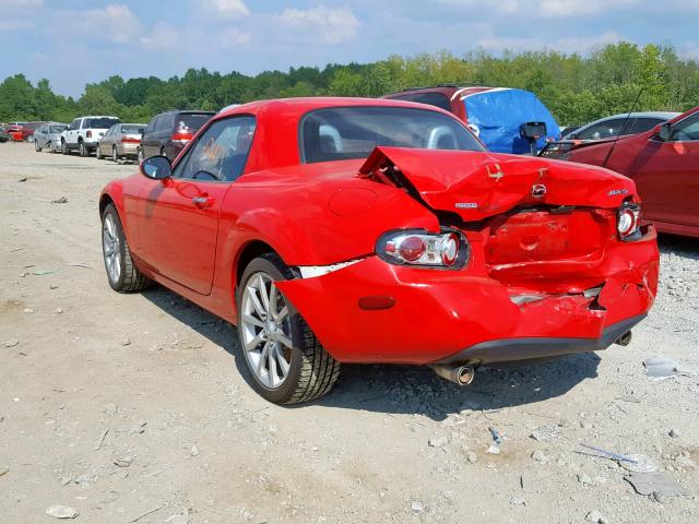 JM1NC26F070126180 - 2007 MAZDA MX-5 MIATA RED photo 3