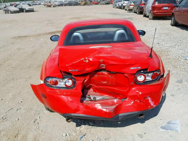 JM1NC26F070126180 - 2007 MAZDA MX-5 MIATA RED photo 6