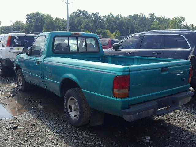 1FTCR10A5RPB90254 - 1994 FORD RANGER TEAL photo 3