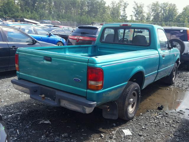 1FTCR10A5RPB90254 - 1994 FORD RANGER TEAL photo 4