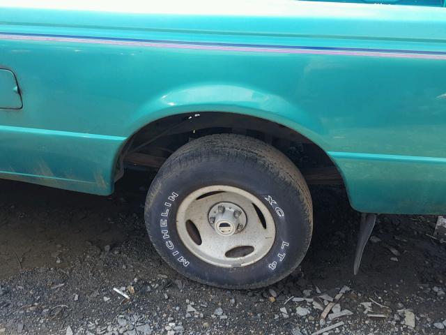 1FTCR10A5RPB90254 - 1994 FORD RANGER TEAL photo 9