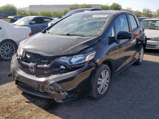 JHMGK5H55GX037986 - 2016 HONDA FIT LX BLACK photo 2